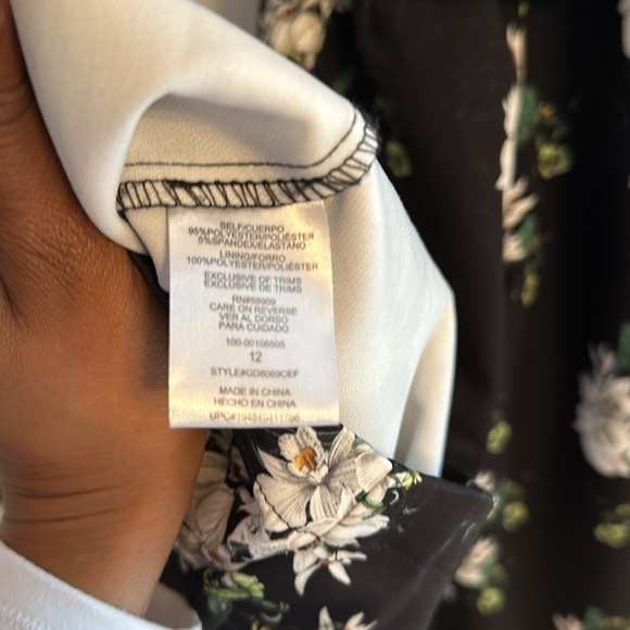 Big Girls Formal Floral Romper - Picture 8 of 8